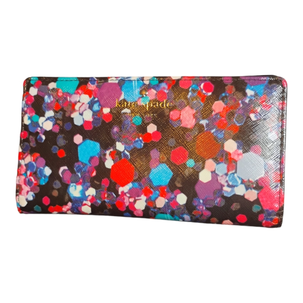 Kate spade new york Stacy wallet grant lane collection lacey floral snap nwot